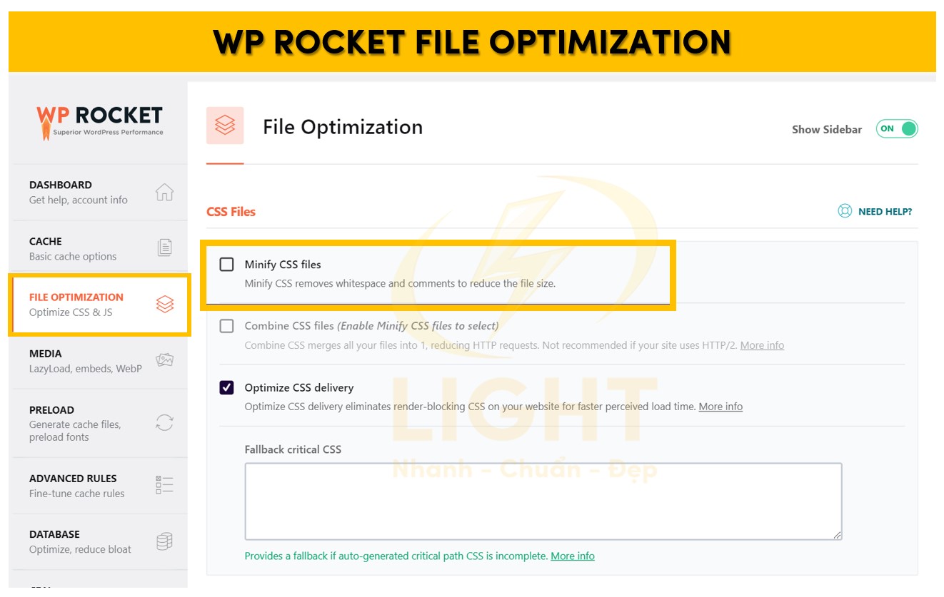WP Rocket File Optimization