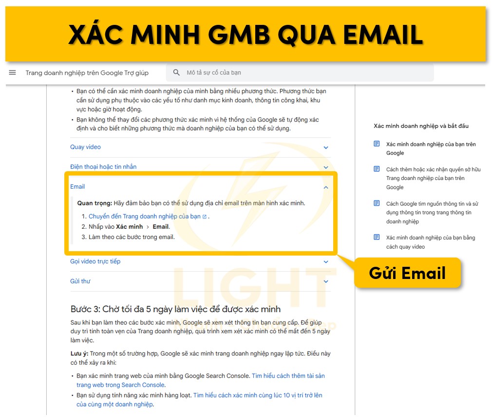 Xác minh qua email