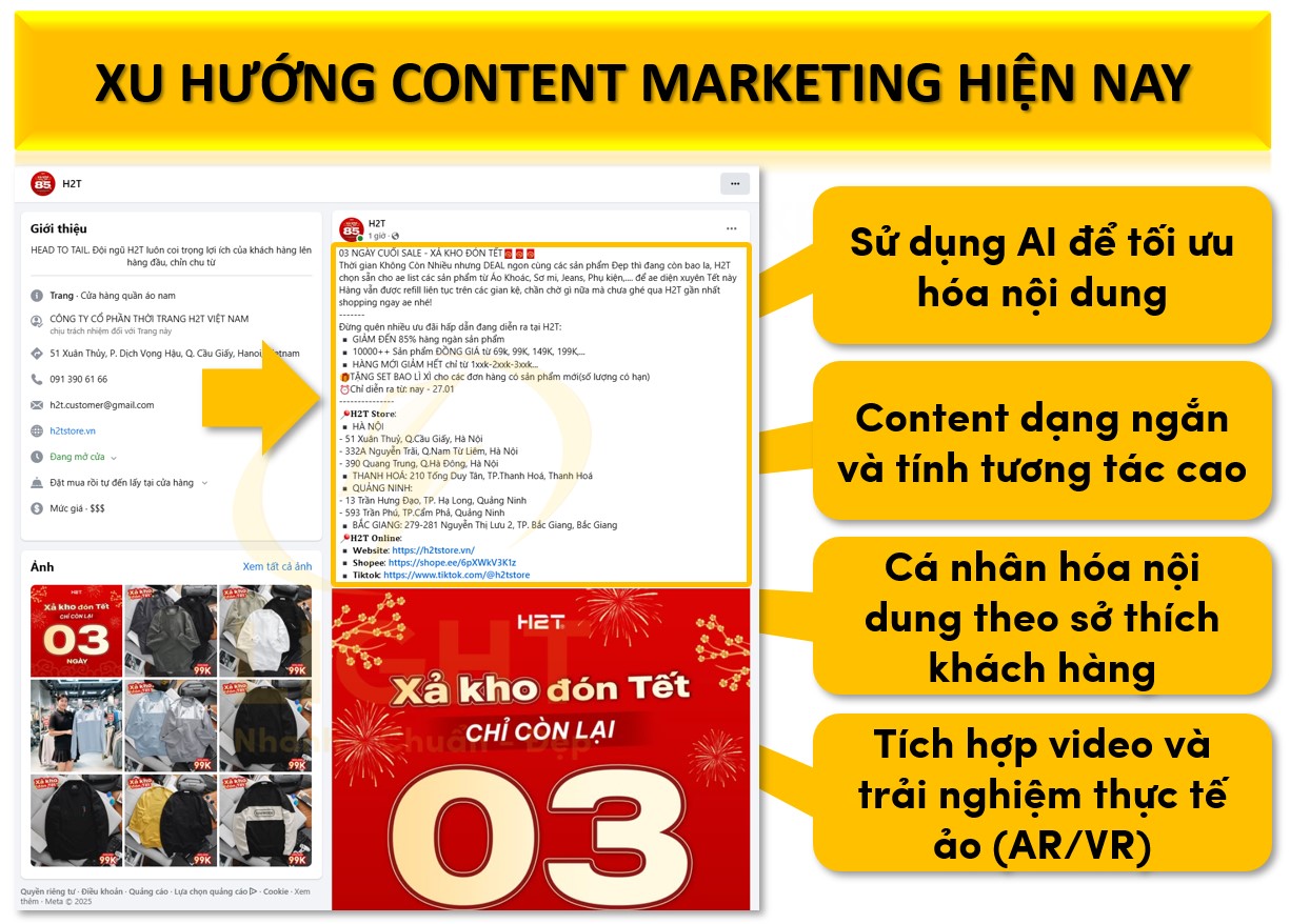 Xu hướng Content Marketing hiện nay