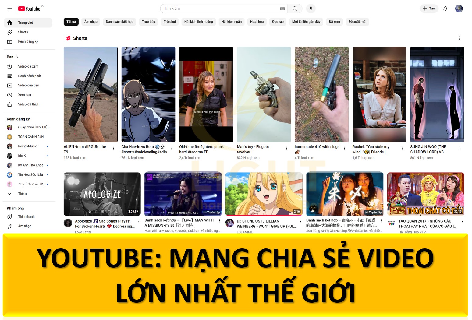 YouTube: Mạng chia sẻ video lớn nhất thế giới