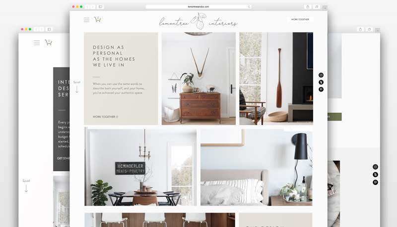 Giao diện thiết kế web nội thất đẹp thu hút khách hàng ngay lập tức