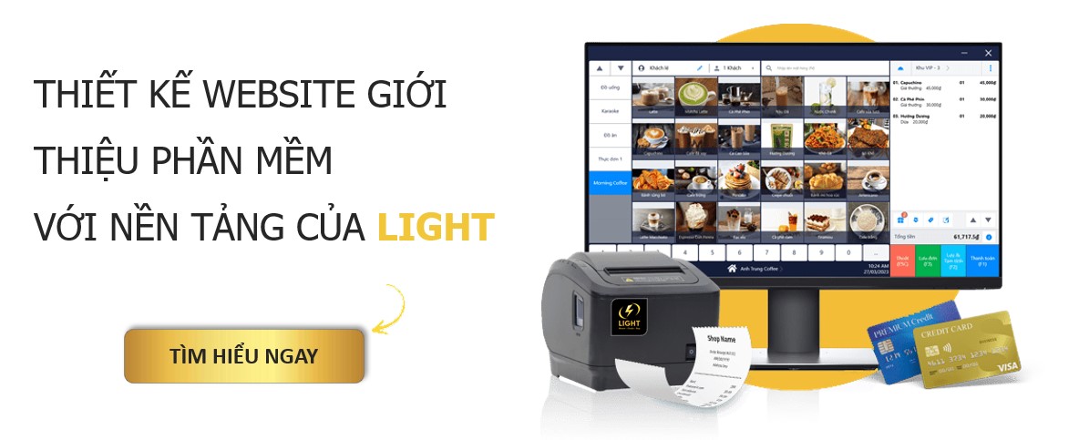 Thiết kế website giới thiệu phần mềm với nền tảng của LIGHT